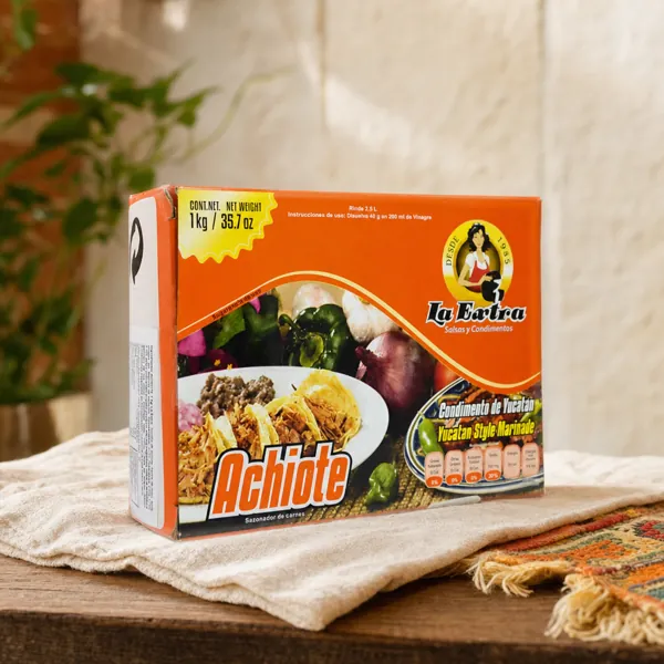 Achiote, salsas y adobos