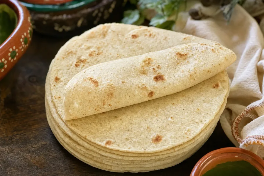 Tortillas de harina de trigo