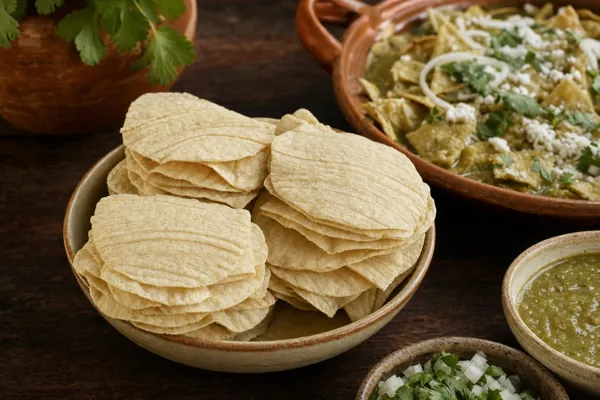 Totopos y chilaquiles