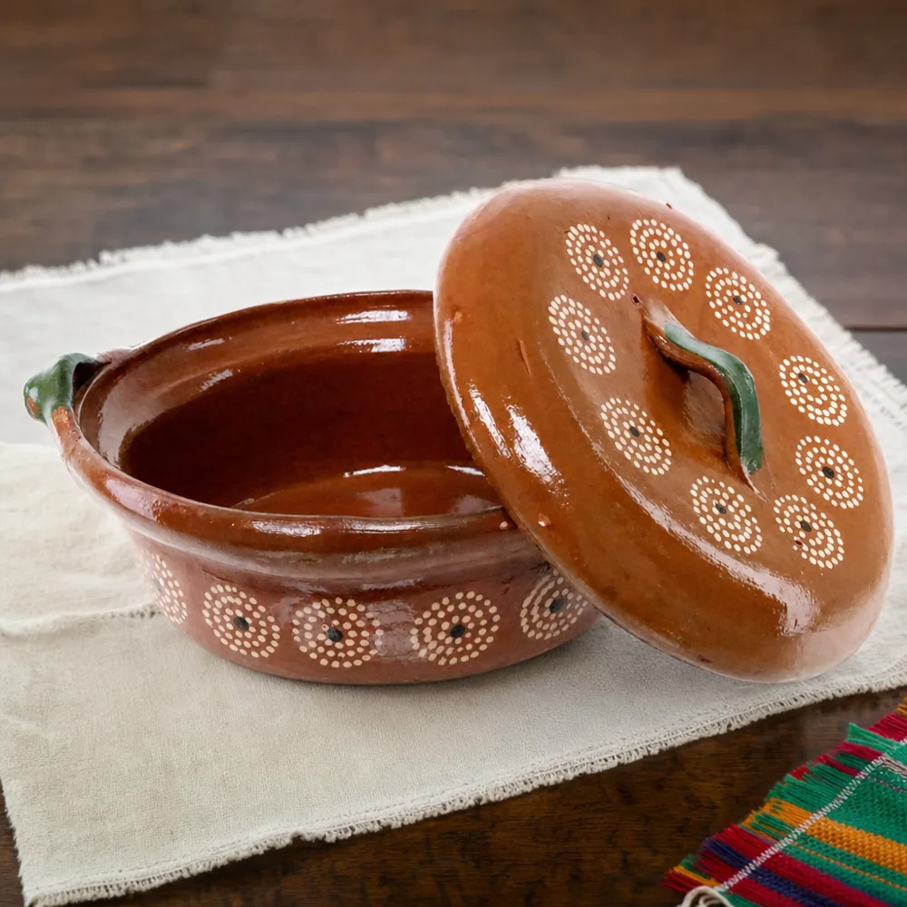 Cazuela de Barro con tapa 2 kgs