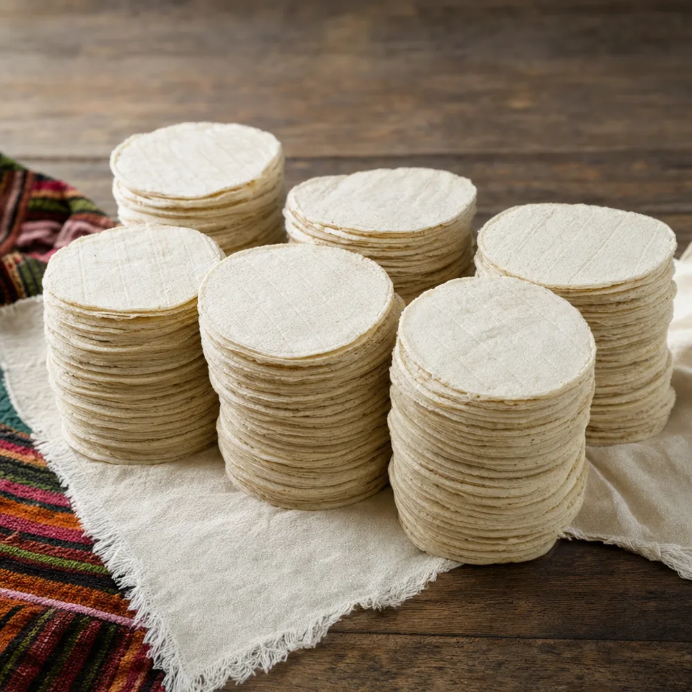 Tortilla Original de maíz blanco 16 cm